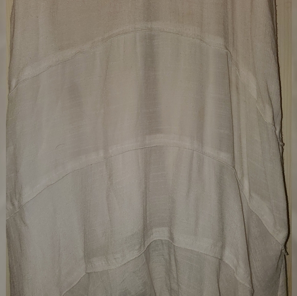 Tiered White Juniors Skirt - Picture 2 of 4